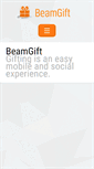 Mobile Screenshot of beamgift.com